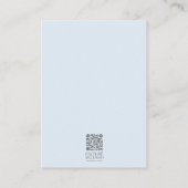 Kruis op Water Donkerblauw Bladwijzer Bijbeltekst Advieskaart (Achterkant)