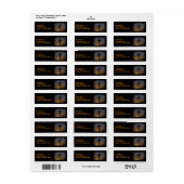 Kruis op zwart 2 etiket (Full Sheet)