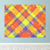 Kruis over elkaar canvas afdruk (Insitu (Houten vloer))