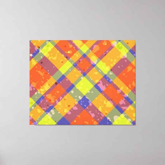 Kruis over elkaar canvas afdruk (Voorkant)