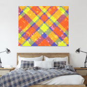 Kruis over elkaar canvas afdruk (Insitu (Slaapkamer))