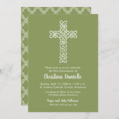 Kruis over Moss Green First Community nodigt uit (Voorkant / Achterkant)