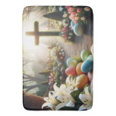 Kruis/Paasei/Lilly Badmat (Voorkant Verticaal)