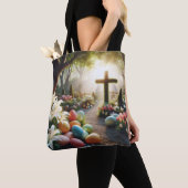Kruis/Paasei/Lilly Tote Bag (Dichtbij)