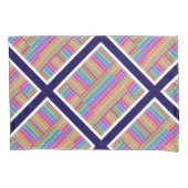 Kruis Patchwork Paar Kussensloop (Voorkant-Links)