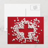 Kruis pillen briefkaart (Voorkant / Achterkant)