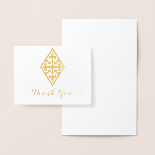  Kruis Religieus Dank u Folie Kaarten (Display)