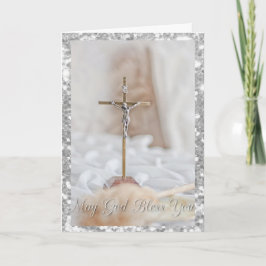  Kruis Religieuze Kerst Kaart