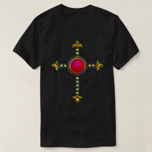 Kruis  Rode Edelsteen T-shirt