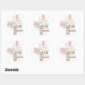 kruis ronde sticker (Vel)