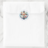 Kruis ronde Stickers (Tas)