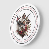 Kruis, Rozen, Vlinder en Sereniteitsgebed Grote Klok (Hoek)