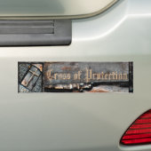 Kruis van bescherming bumpersticker (Op auto)