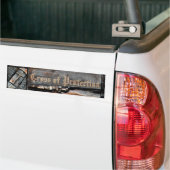 Kruis van bescherming bumpersticker (Op Truck)