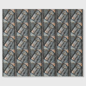 Kruis van bescherming cadeaupapier (Vlak)