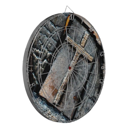 Kruis van bescherming dartbord (Voorkant Links)