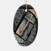 Kruis van bescherming keramisch ornament (Rechts)