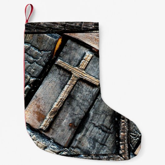 Kruis van bescherming kleine kerstsok (Voorkant)