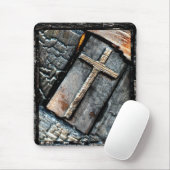 Kruis van bescherming muismat (Met muis)