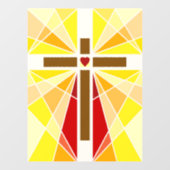 Kruis van Christus Raamsticker (Vel)