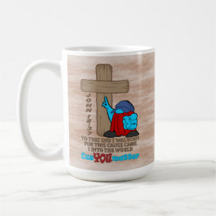 Kruis van Christus Rufus Inspirerend woorden Koffiemok
