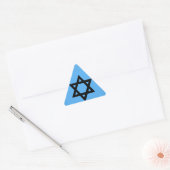 Kruis van David op Sky Blue achtergrond Sticker (Envelop)