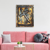 Kruis van de Apocalyps Canvas Afdruk (Insitu (Woonkamer))