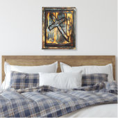 Kruis van de Apocalyps Canvas Afdruk (Insitu (Slaapkamer))
