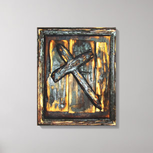 Kruis van de Apocalyps Canvas Afdruk