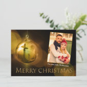 Kruis van de gouden foto van de beeldenbundel van  (Staand voorkant)