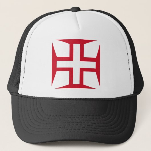 Kruis van de Orde van Christus Trucker Pet (Voorkant)