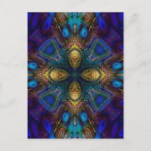 Kruis van de tablet briefkaart