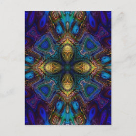 Kruis van de tablet briefkaart