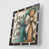 kruis van de trouwe Schrift Vierkante Klok (Hoek)