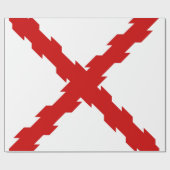 Kruis van de vlag van Bourgogne Cadeaupapier (Vlak)