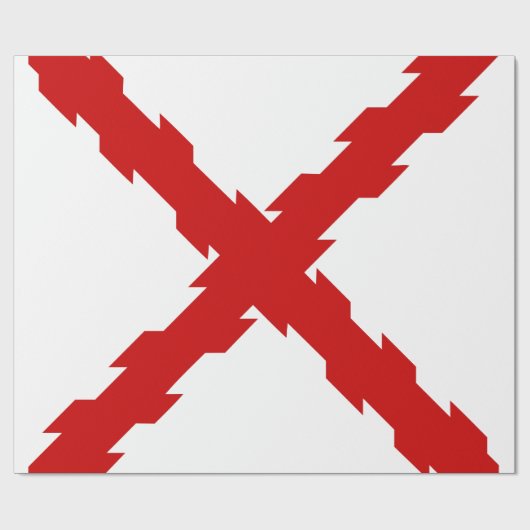 Kruis van de vlag van Bourgogne Cadeaupapier (Vlak)