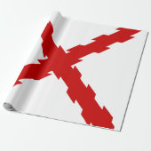 Kruis van de vlag van Bourgogne Cadeaupapier (Uitgerold)