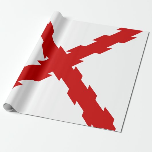 Kruis van de vlag van Bourgogne Cadeaupapier (Uitgerold)