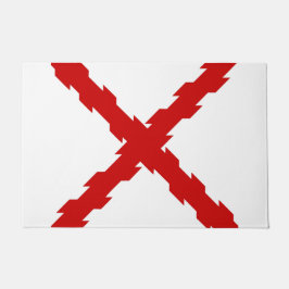 Kruis van de vlag van Bourgogne Deurmat