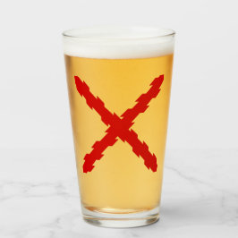 Kruis van de vlag van Bourgogne Glas