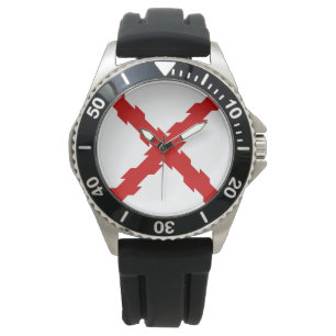 Kruis van de vlag van Bourgogne Horloge