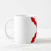 Kruis van de vlag van Bourgogne Koffiemok (Links)