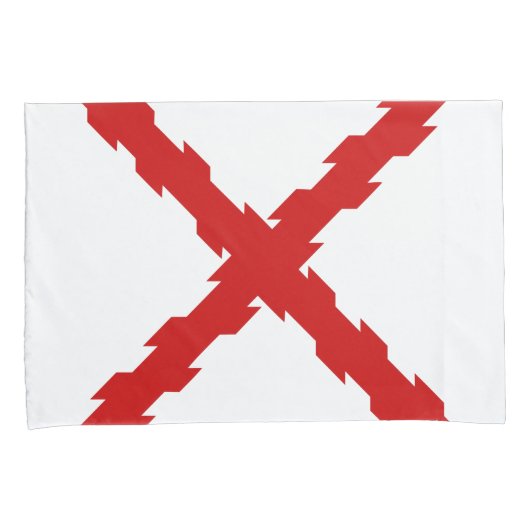 Kruis van de vlag van Bourgogne Kussensloop (Voorkant-Rechts)