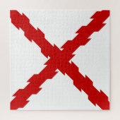 Kruis van de vlag van Bourgogne Legpuzzel (Verticaal)