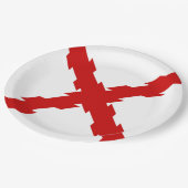 Kruis van de vlag van Bourgogne Papieren Bordje (Gekanteld)