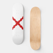 Kruis van de vlag van Bourgogne Persoonlijk Skateboard (Voorkant)
