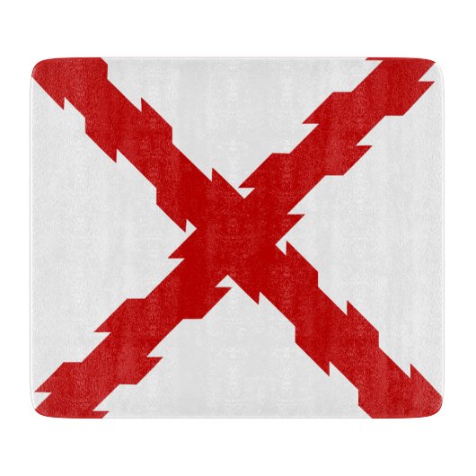 Kruis van de vlag van Bourgogne Snijplank (Voorkant)