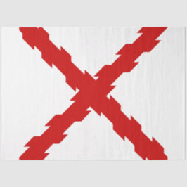 Kruis van de vlag van Bourgogne Tissuepapier