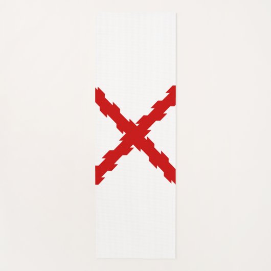 Kruis van de vlag van Bourgogne Yogamat (Voorkant)