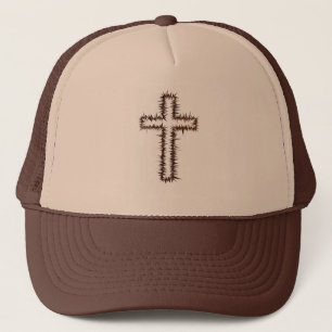 Kruis van doornen trucker pet